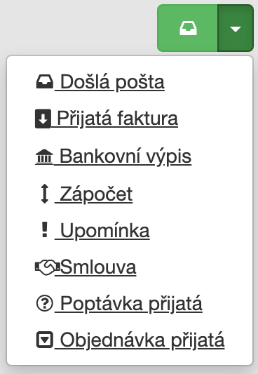 Výběr dokladu