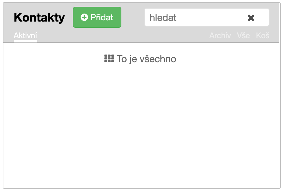 Kontakty